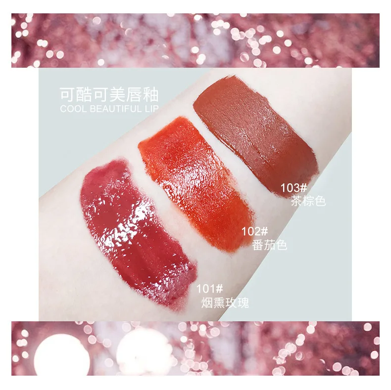 1 Набор Make-up GOGO TALES бархатная матовая губная помада блеск для губ стойкий увлажняющий водостойкий бальзам для губ Оранжевый Красный Блеск для губ