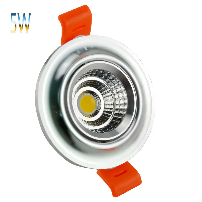 Светодиодный COB светодиодный потолочный светильник серебристый корпус 5W7W10W12W чип