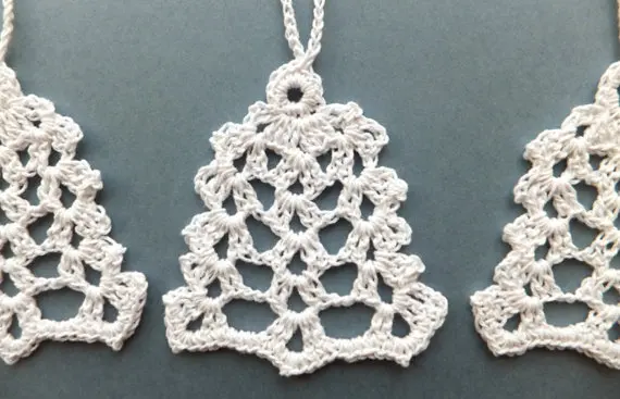 Рождество украшения крючком елочные колокола дерево декор Декор праздник набор