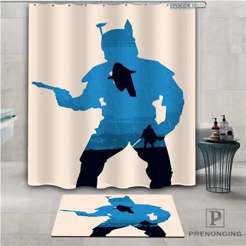 На заказ Звездные войны (1) водонепроницаемый занавеска для душа коврик дома