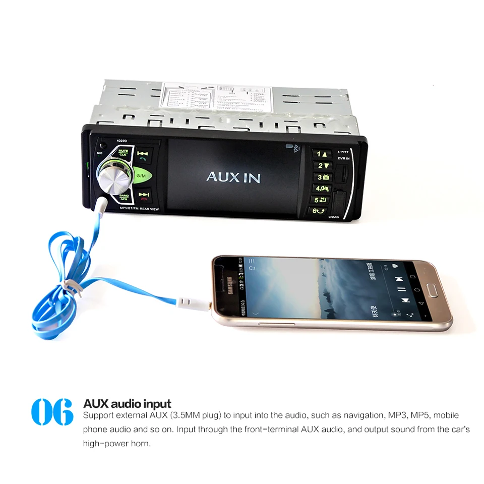 AOSHIKE Автомобильный HD 4,1 дюймов Bluetooth MP5 плеер Реверсивный приоритет FM радио карта машина с рулевым колесом пульт дистанционного управления обзор