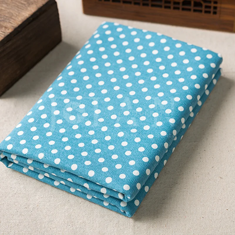 Ткань хлопчатобумажная в клетку и горошек 50*150 см|cotton linen fabric|linen fabriccotton fabric |