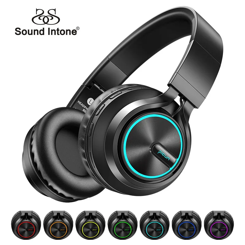 Звуковая модуляция B6 Bluetooth Беспроводной наушники 12 часов воспроизведения
