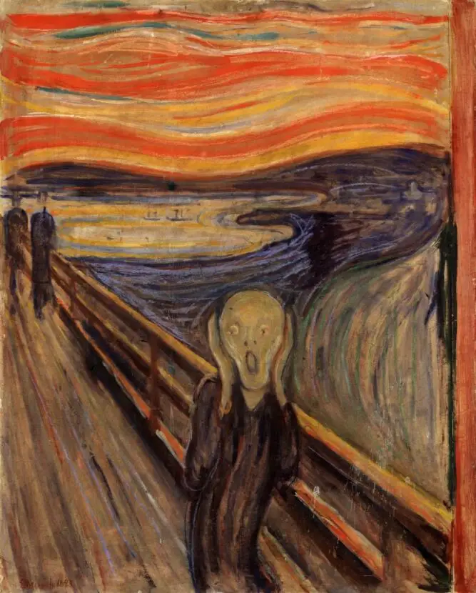 Высококачественная картина маслом изображения на холсте крик (1893) Edvard Munch ручная
