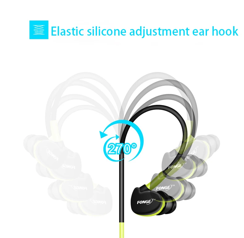 Спортивные наушники встроенный микрофон 3 5 мм игровые для мобильного телефона
