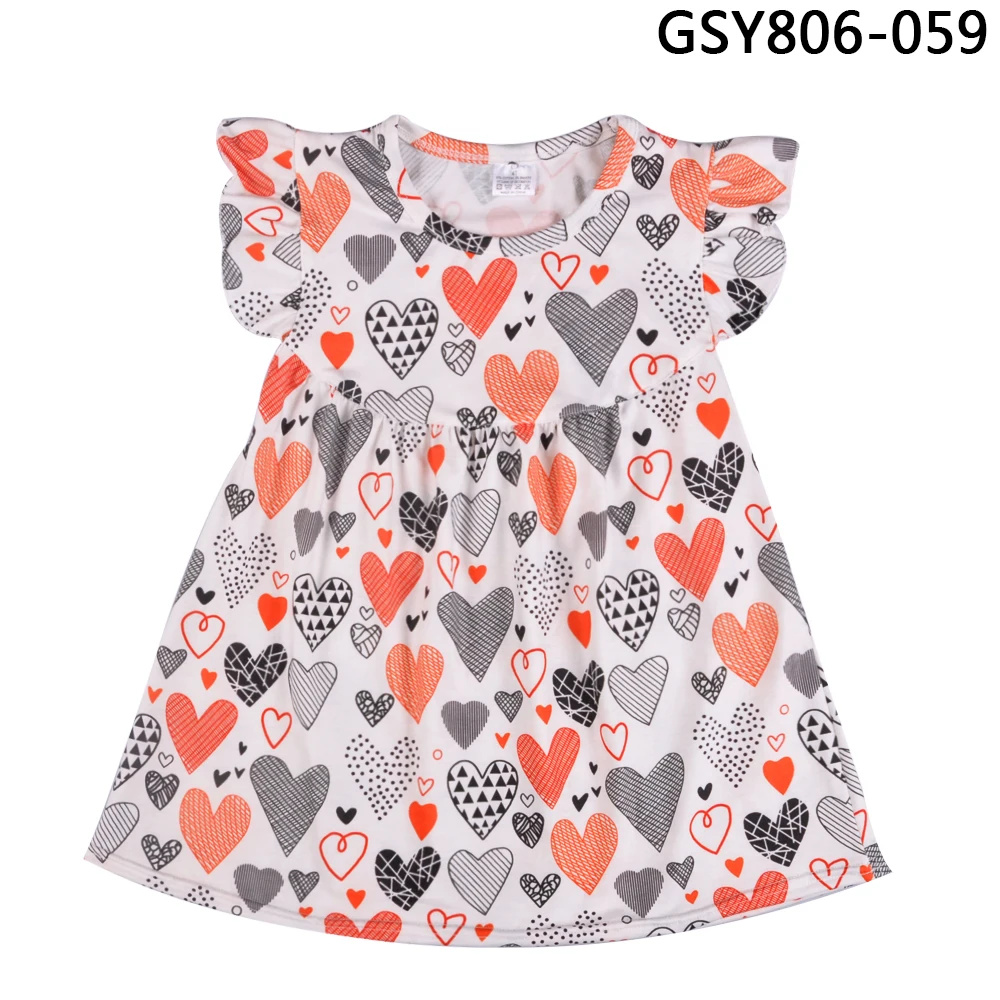 Hot Sale Wholesale Price Girls Dresses 2018 Back To School Kids Dress for Clothes Cartoon Stationery Children Clothing | Детская одежда