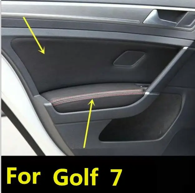 Подлокотник для автомобильной двери из микрофибры защитный кожаный чехол Golf 7 2014