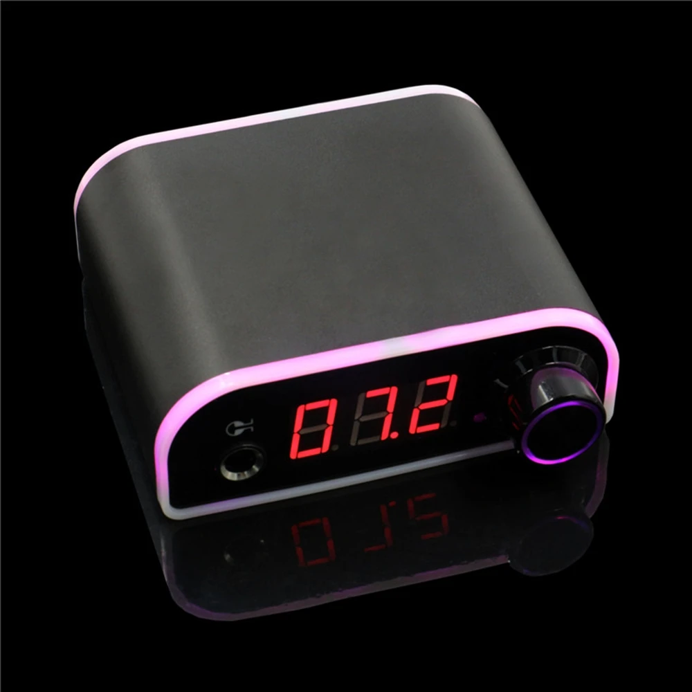 

New Arrival Black Mini Durable Tattoo Power Supply For Tattoo Machine Gun Permanent Makeup Tattoo Supply Free Shipping