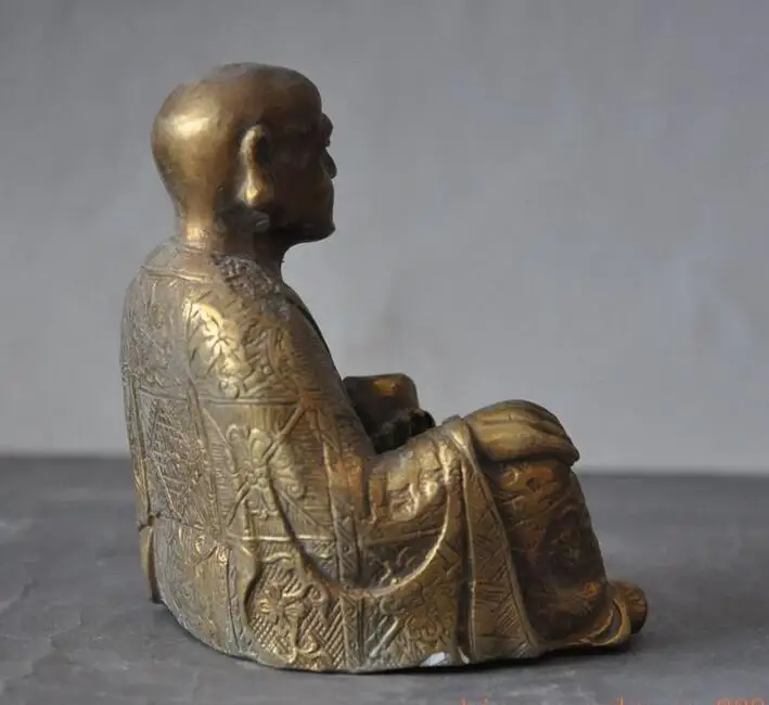 4 &quotСтарый тибетский буддистский храм монах Дамо Бодхидхарма Дхарма статуя