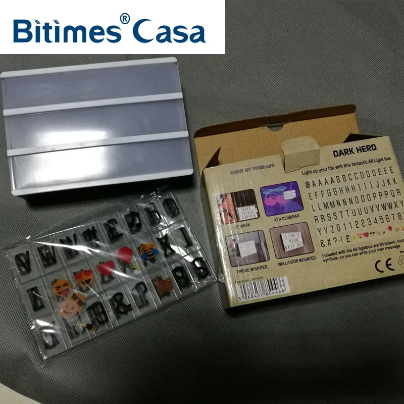 Bitimes Магнитная DIY светодио дный Message Box доска A6 Размеры 105 мм * 148 Холодильник