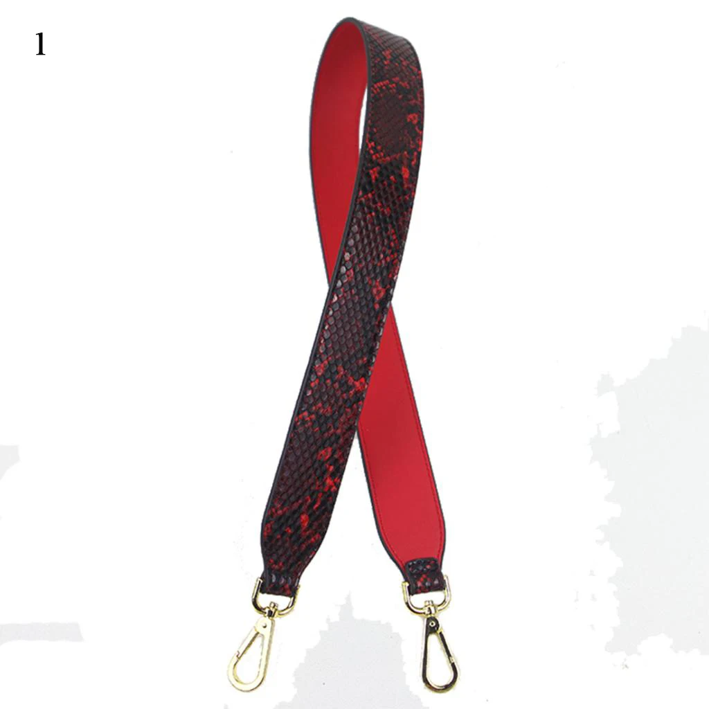 Style 01----90cm Однотонные/со змеиным принтом сменные сумки модные ремни из искусственной кожи Широкие ручки сумки Ремни Аксессуары для сумки через плечо сумки - Цвет: Style 01----90cm