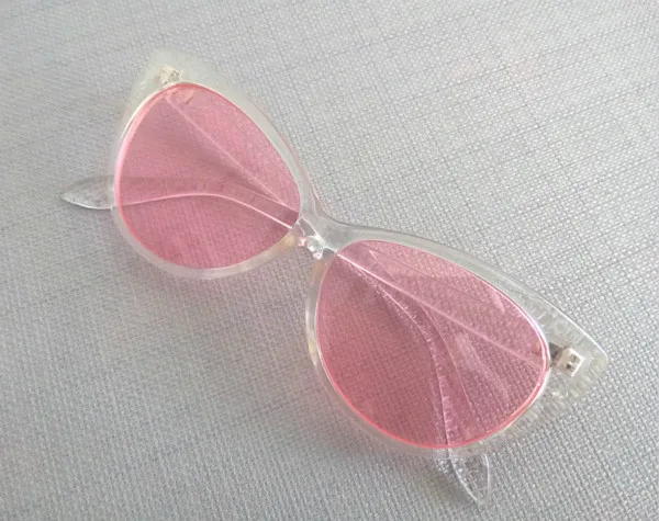 Transparent pink Прозрачные женские очки кошачий глаз ретро очки оправа Роскошные брендовые дизайнерские очки женские очки оправа оптическая оправа для очков - Цвет оправы: Transparent pink