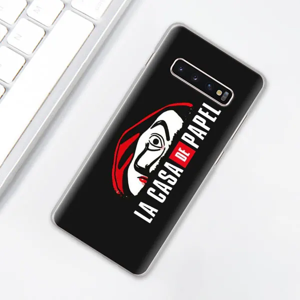 La Casa de papel чехол для телефона для samsung Galaxy S10e S10 плюс S7 S8 S9 Plus, Note 8, 9, 10, плюс S10 5G M20 M30 жесткий чехол Coque - Цвет: 011
