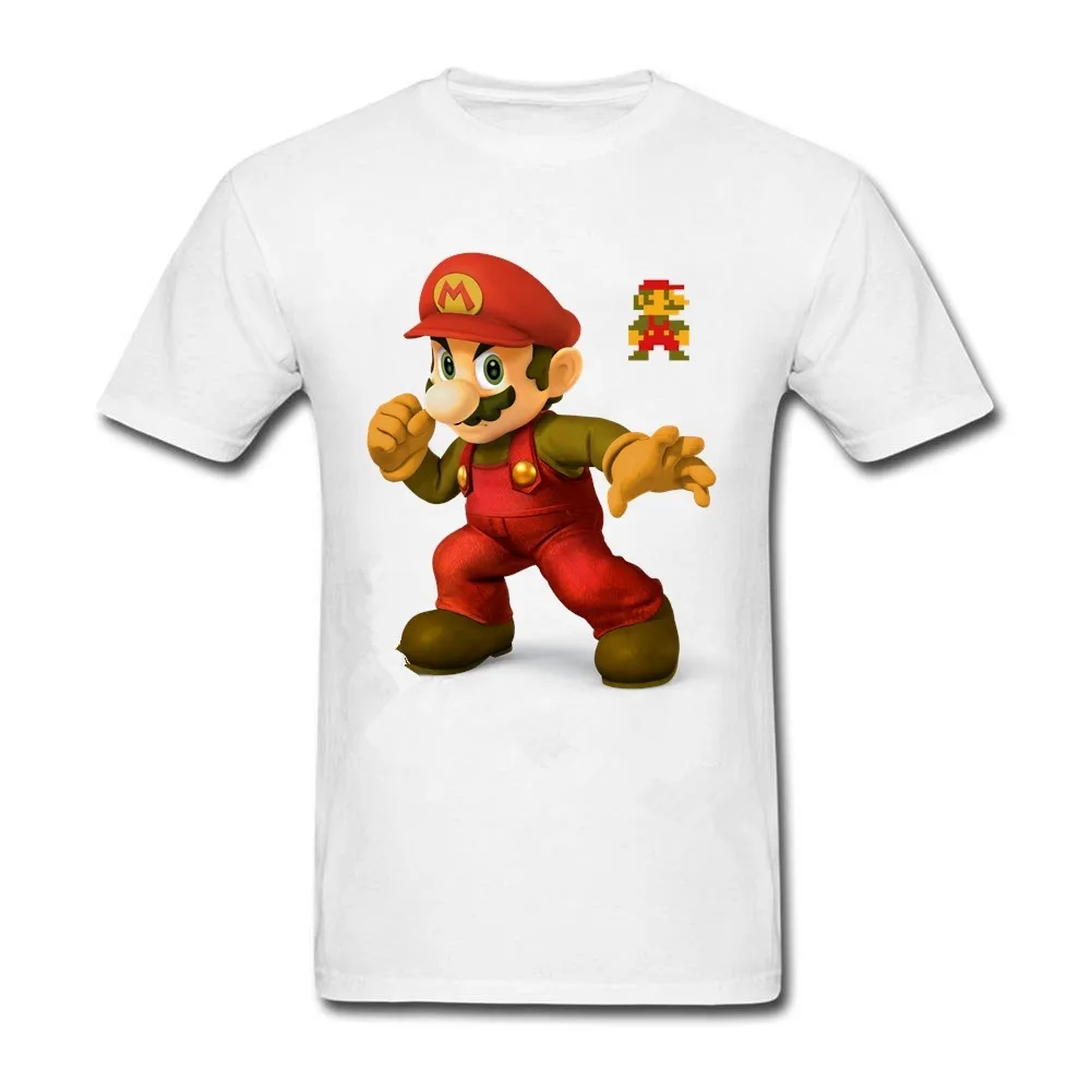 Индивидуальные Tee supermarios Футболка мужская Rap Футболки-топы плюс Размеры S-3XL
