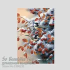 Модные новые наборы алмазной живописи для вышивки алмазной мозаики с изображением птиц и красных листьев SF6667 6