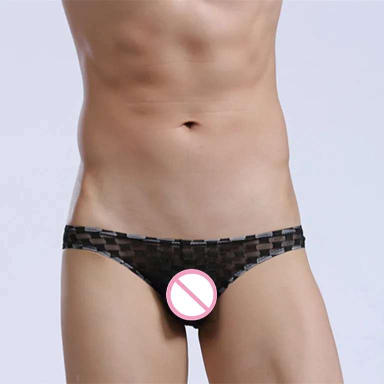 Новинка 2017 высокое качество мужское нижнее белье сетчатые трусы сексуальные