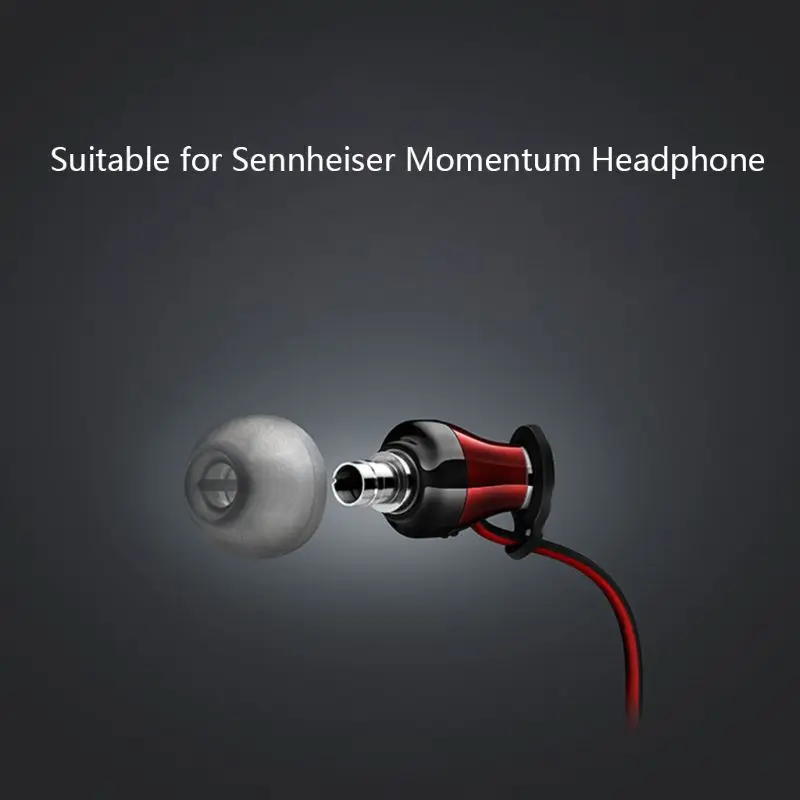 4 пары Мягкий силиконовый чехол для наушников в ухо Замена Sennheiser Momentum|Аксессуары