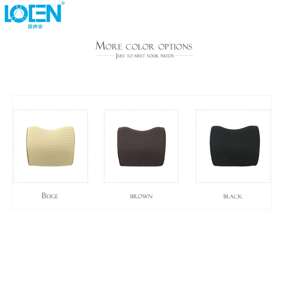 

LOEN Car Pillow Space Memory Foam Car Neck pillow seat cover Headrest Neck comfortable Cloth Cover Car Seat Cover Headrest
