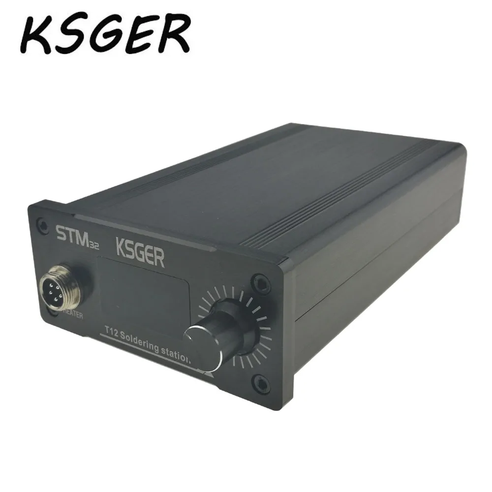 KSGER обновление 700 Вт паяльная станция для перепайки горячего воздуха с 4 насадками 12 STM32 OLED паяльная станция Железный наконечник