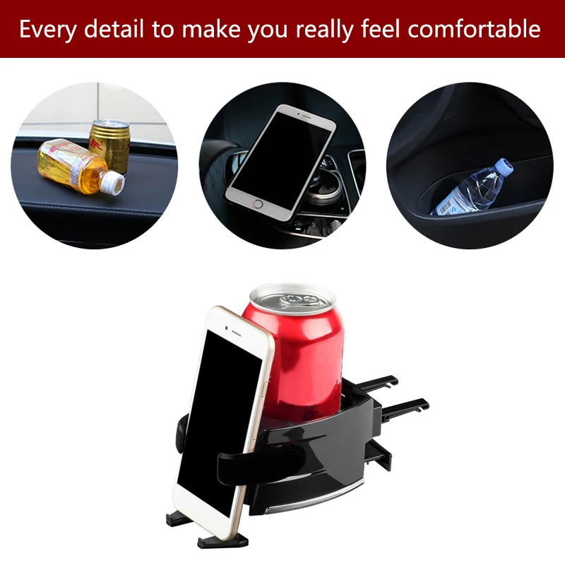 Автомобильный держатель для телефона напитков крепление на вентиляционное