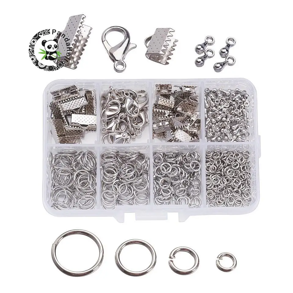 Фурнитура для ювелирных изделий 1 коробка застежка карабин из сплава 20 шт. +