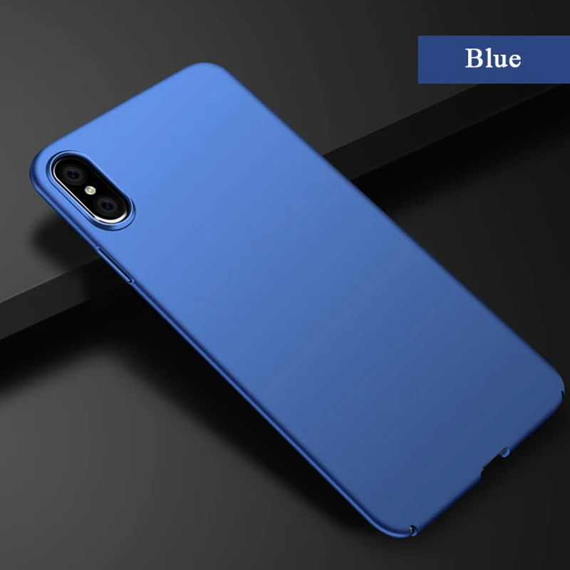 Противоударный ультра тонкий чехол для iPhone 6 6S 10 11 Pro X XR XS Max 7 8 Plus PC матовый чехол для телефона для iPhone 7 7plus 8 Роскошный чехол