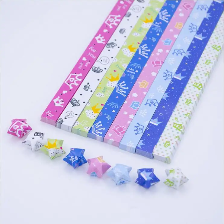 400pcs as picture 400 шт./лот, цветная бумага для квиллинга, декоративная бумага, 18 цветов, оригами, Лаки, звезды, бумажные полоски, бумага для рукоделия, материал с изображением звезды желаний - Цвет: 400pcs as picture