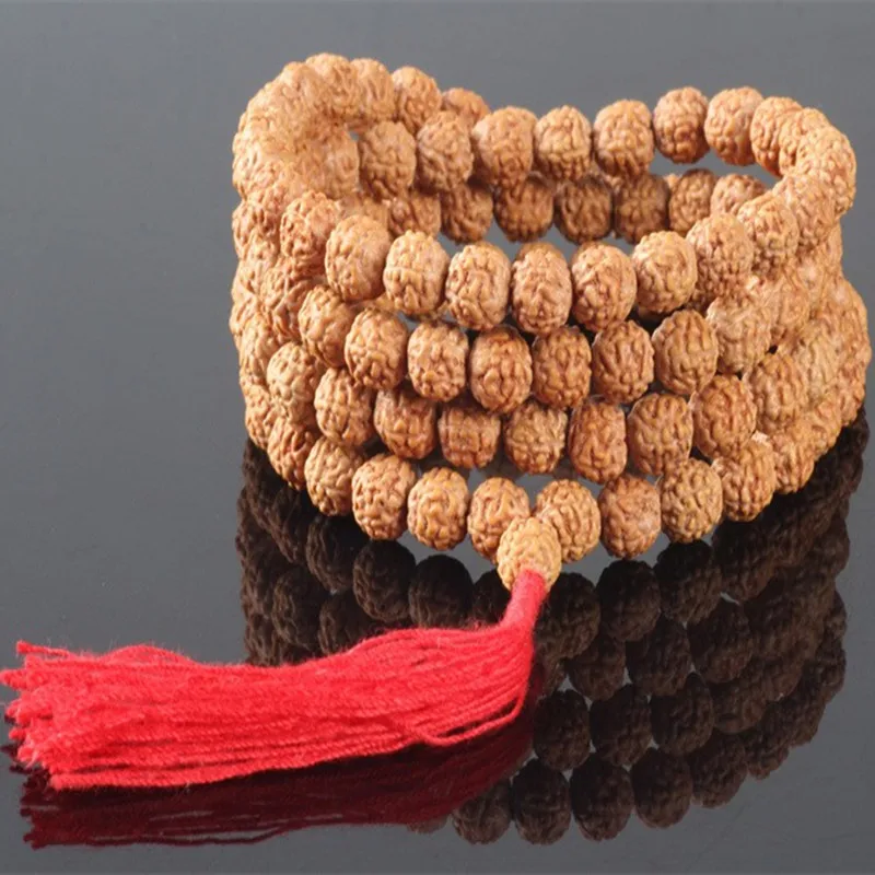 Sennier the finest five Pu Tizi beads браслет 8 мм Натуральная рудракша Mala japa rosary prayer bracelets Boutique|bead