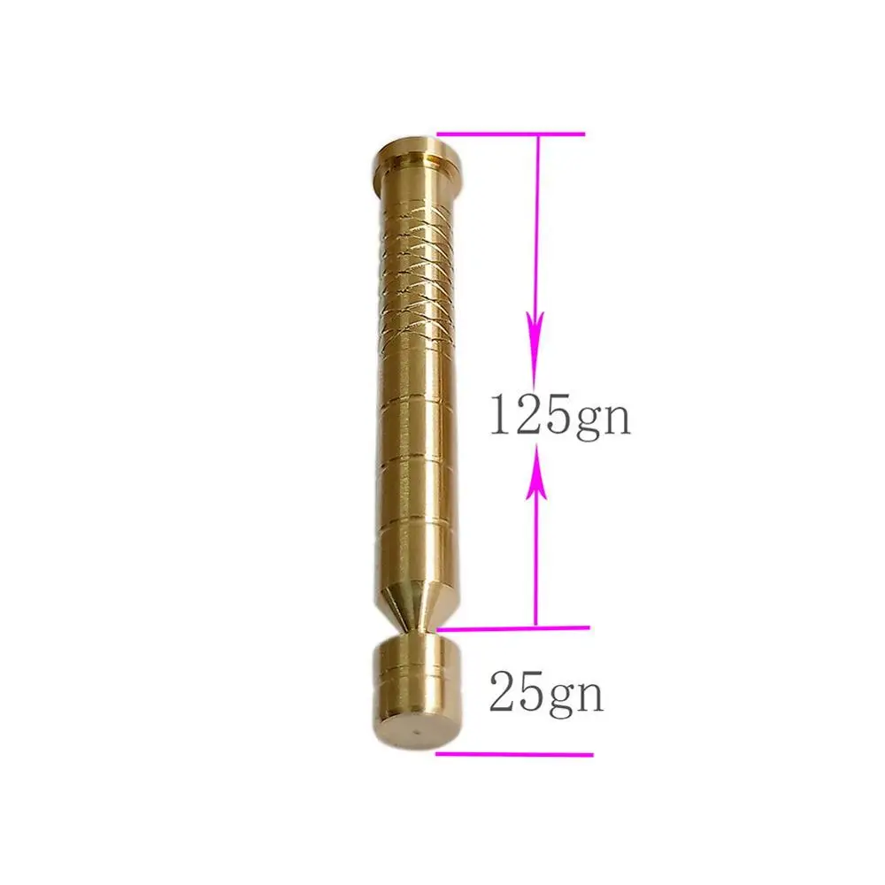 12 pcs 150grain Surface Embossed Copper Bolt insert .244 arrow shaft with broadheads head arrows for archery hunting | Спорт и