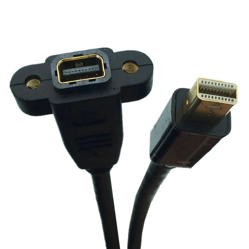 Thunderbolt 2 Mini DisplayPort штекер гнездо 90 градусов вверх и вниз влево вправо угловой с