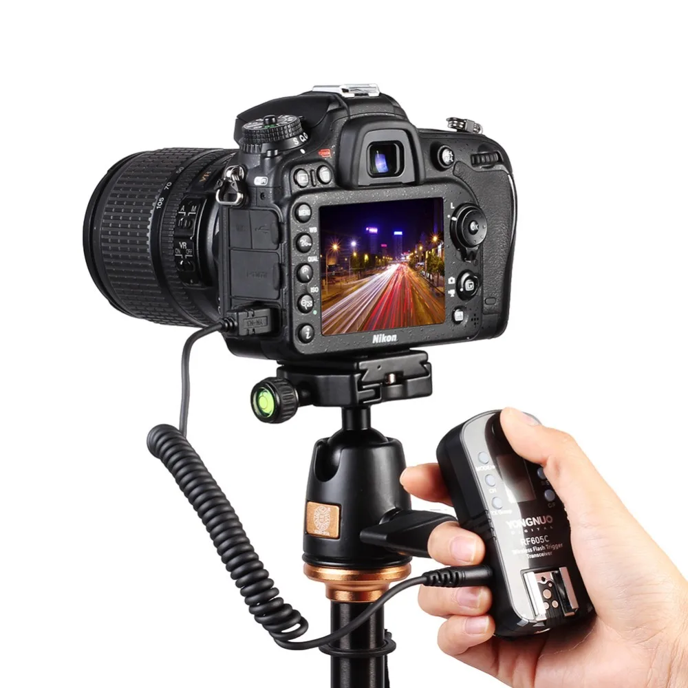 

YONGNUO RF-605N/C RF605N/C RF 605 Wireless Flash Trigger for Canon 650D 1000D 1100D 1000D for Nikon D7100 D7000 D5300 D5100 D500