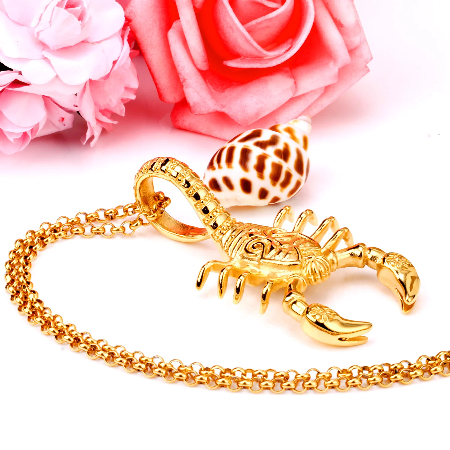 Роскошные подвески для детей ожерелья из нержавеющей стали ожерелье с подвеской