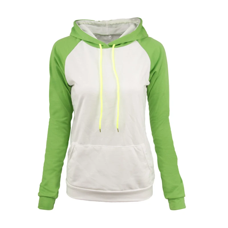 

Nice Pop Tide Women Autumn Hoodies Sweatshirt Patchwork Long Sleeve Loose Sportwear Pullover Female Winter Casual Tops Sudadera