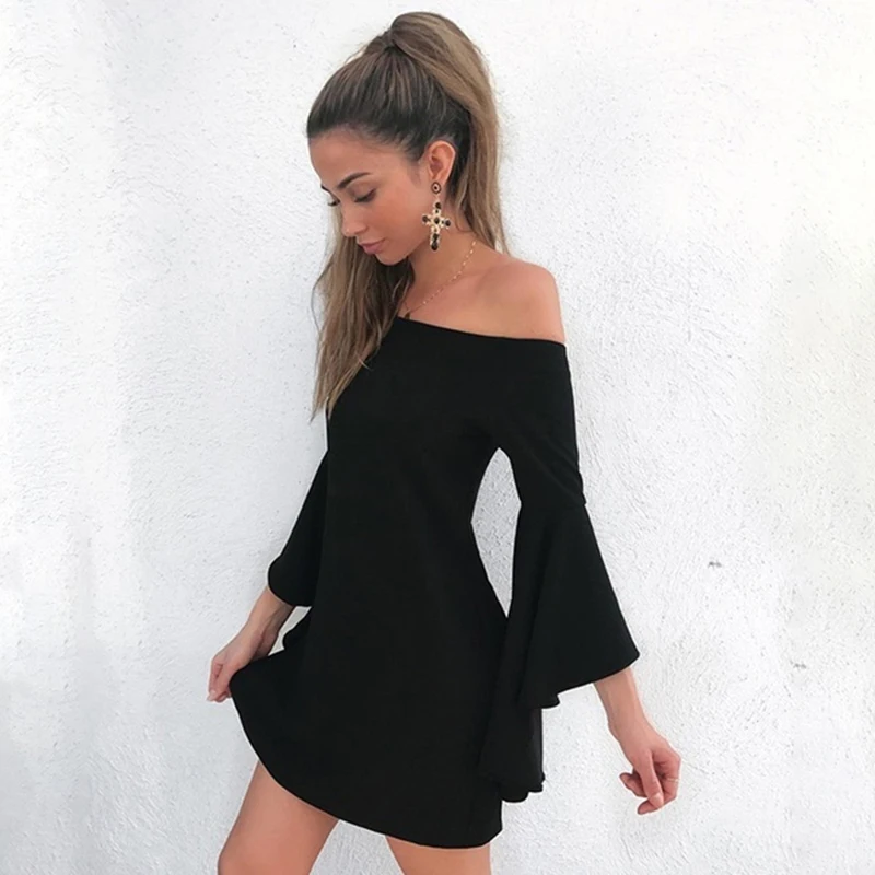 Женское новое платье летнее весеннее с рукавами сексуальное модное облегающее