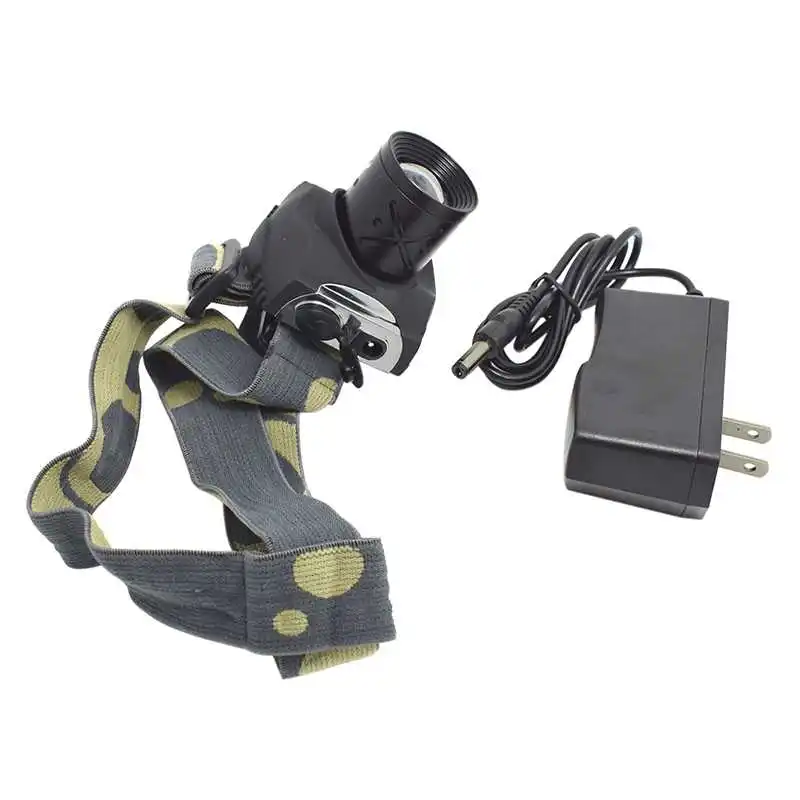 Мощный фонарь Головной налобный зум водонепроницаемый светодиодный для охоты