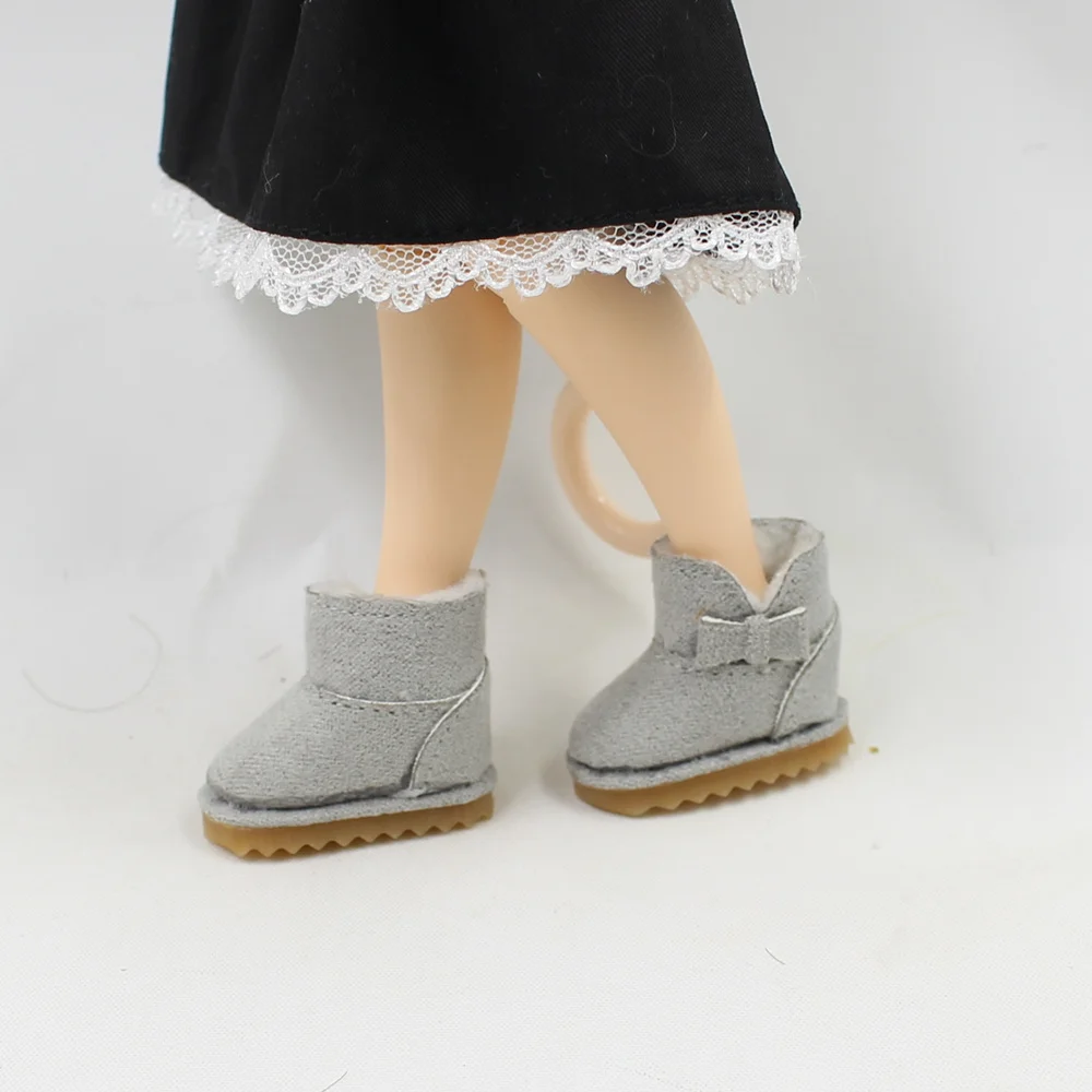 Ботинки для куклы Blyth шарнирные ICY Licca 1/6 теплые зимние разноцветные ботинки снега