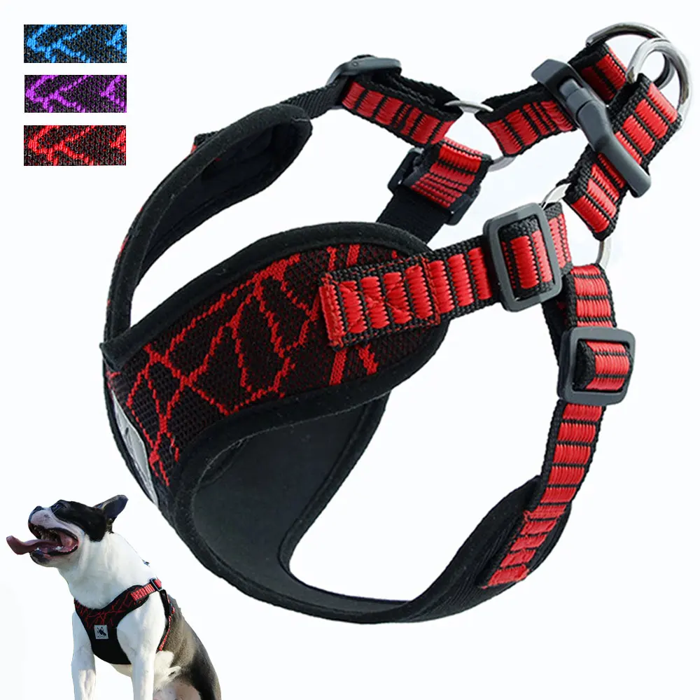 Светоотражающий дышащий большой ошейник для домашних питомцев жилет животных