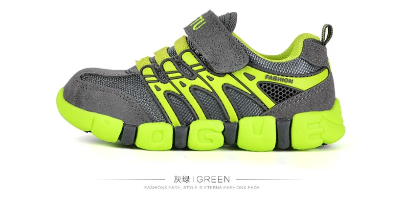 Children's shoes genuine leather sports shoes new autumn Fashion Non-slip sneakers size 21 to size37