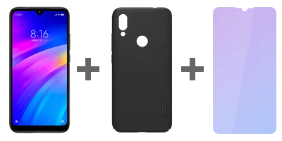 Смартфон Xiaomi Redmi 7 с глобальной ПЗУ, 4 ГБ, 64 ГБ, 4000 мА/ч, четыре ядра, Snapdragon 632, 12 МП камера, 6,26 дюймов, 19:9, полный экран