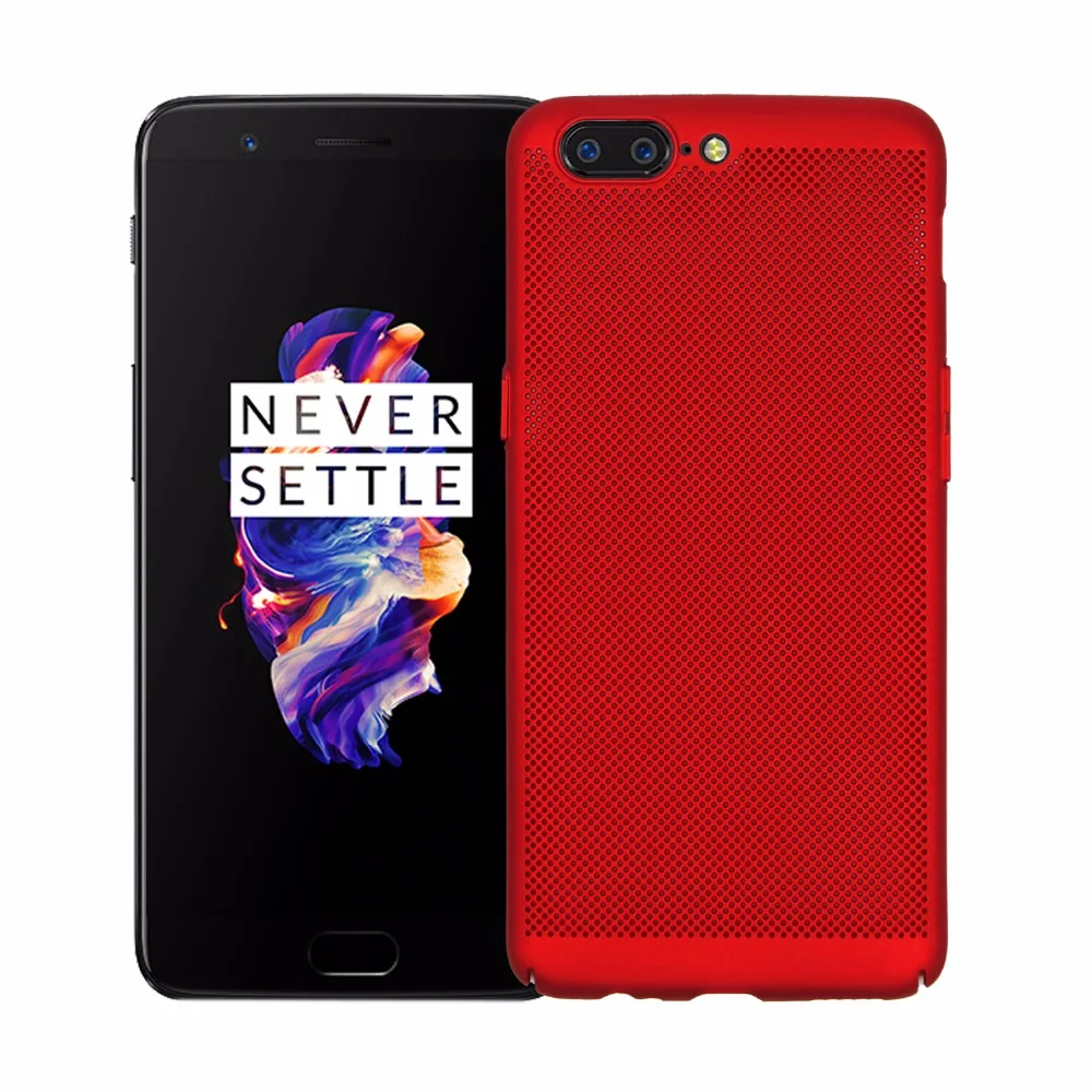 Чехол для телефона Oneplus 5 5T 1 + One plus T теплоотводящая сумка Жесткий Чехлы чехол |
