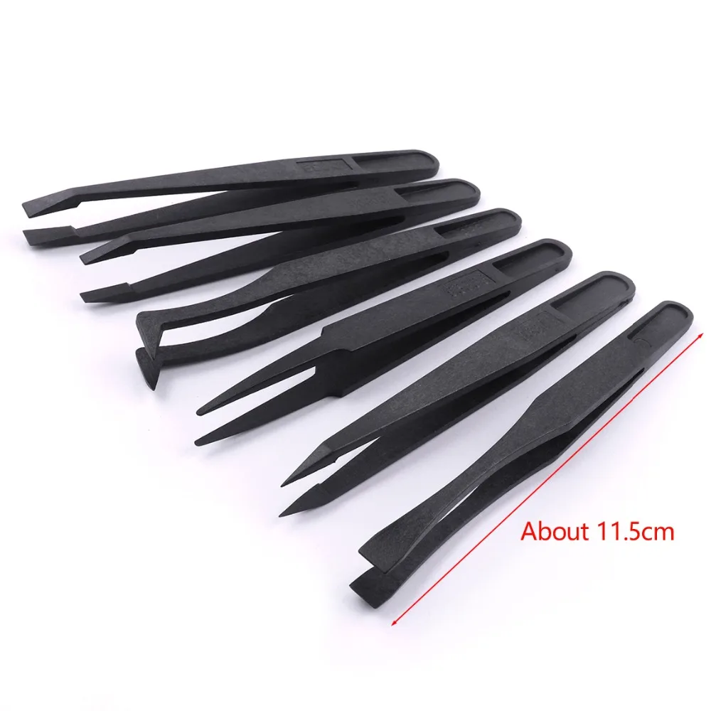 Пинцет 6 шт./компл. инструмент для ремонта антикислотные антистатические щипцы