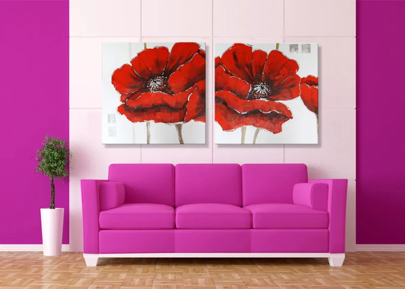 100% ручная работа! Оптовая цена Прямая поставка дешевая абстрактная картина