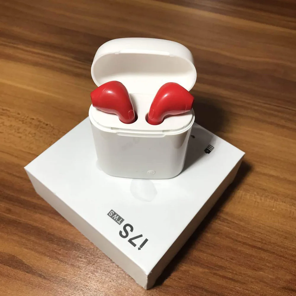 Горячие i7 TWS Близнецы беспроводные наушники Мини Bluetooth V4.2 стерео гарнитура для