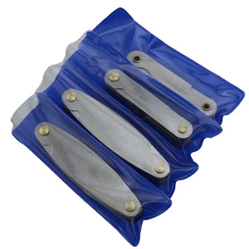 4 шт. радиус набор датчиков R0.3-1.5/R1-7mm/R7.5-15 мм/R15.5-25 мм измерительные приборы из