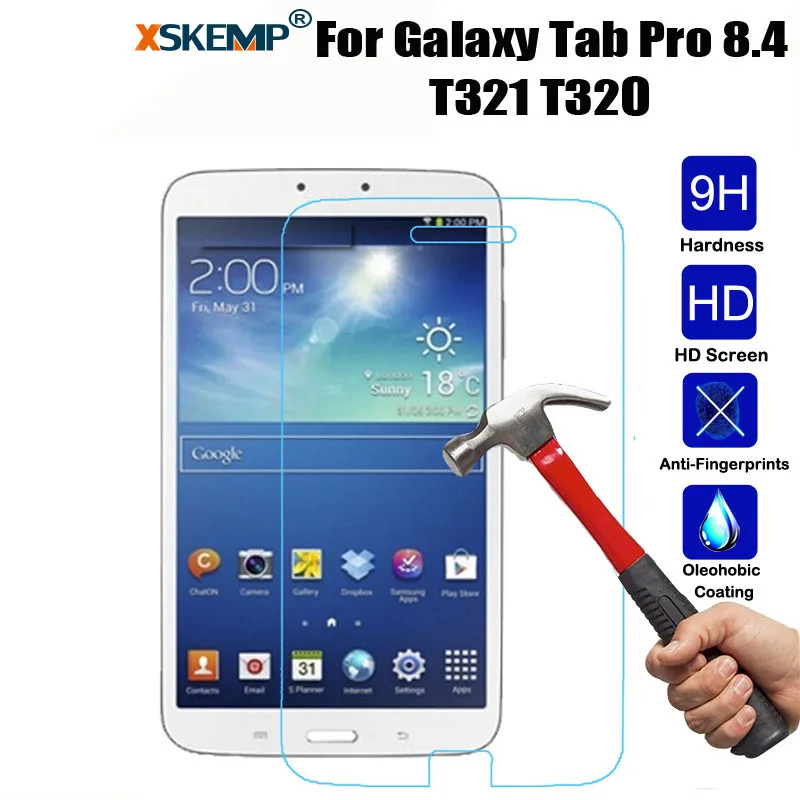 XSKEMP ударопрочный планшет из закаленного стекла для Samsung Galaxy Tab Pro 8 4 SM T320 T321 T325