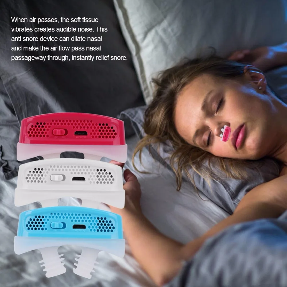 Электрические вентиляционные отверстия для носа против храпа помощь в