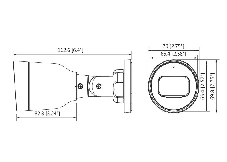 Dahua IP Camera IPC-B1B20 2MP 2.8mm 3.6mm Fixed lens IR Mini-Bullet Network with POE Security IPC-HFW1230S1 | Безопасность и