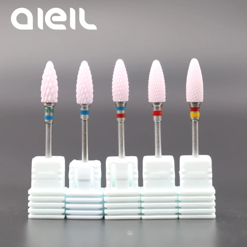Ногтей сверла Керамика ногтей дрель Маникюр бит маникюр машина Фрезерное сверло