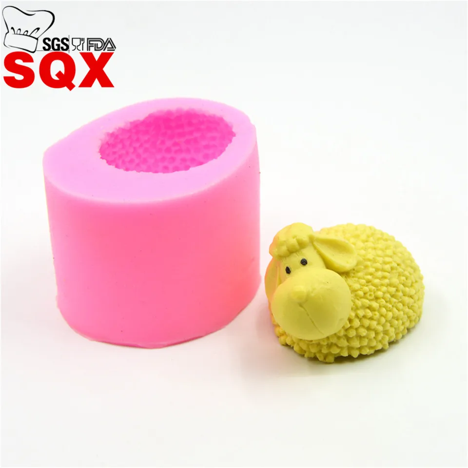 Новая Милая овечья силиконовая форма инструменты для украшения тортов из