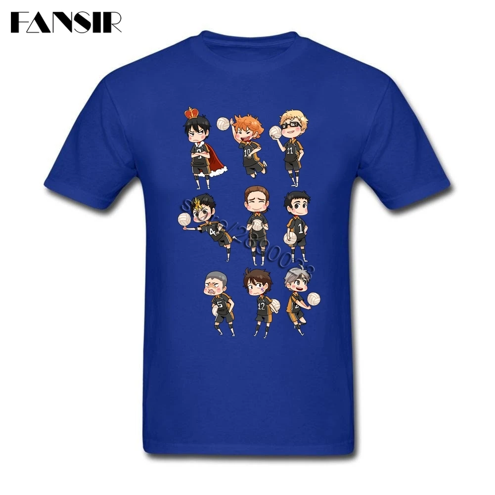 Haikyuu для мужчин футболка креативные футболки девочек с короткими рукавами